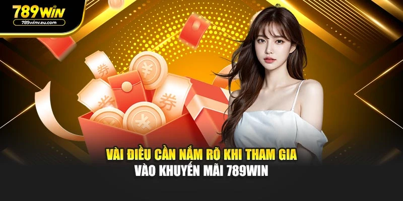 Vài điều cần nắm rõ khi tham gia vào khuyến mãi 789WIN